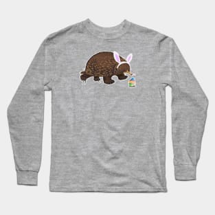 Echidna with Easter Egg Long Sleeve T-Shirt